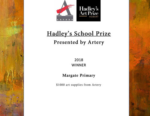 Hadley’s School Prize Presented by Artery